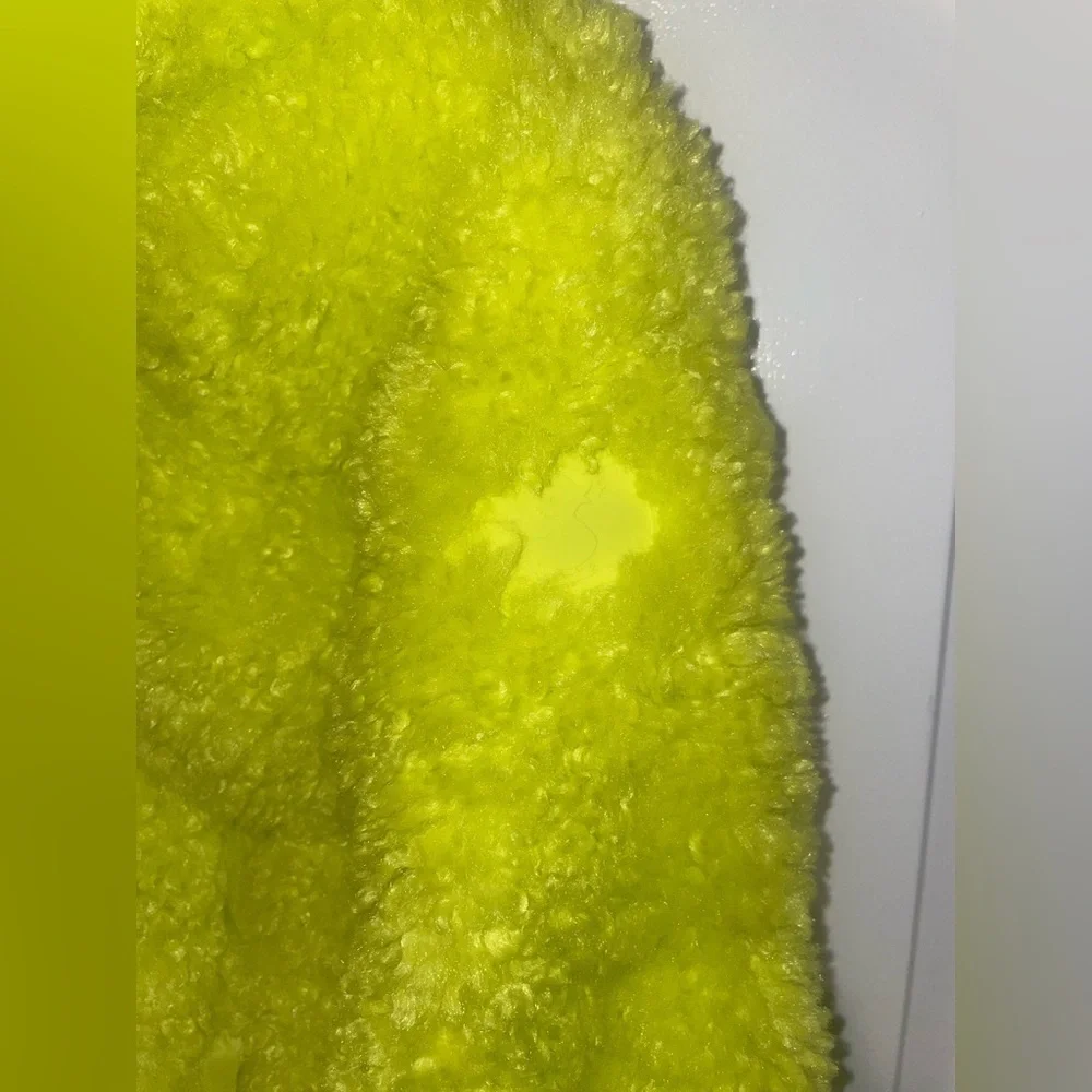 New! Save The Duck Kids Thisbe Quilted Neon Sherpa Fleece Jacket 🐥🐥 8 Youth NWT!